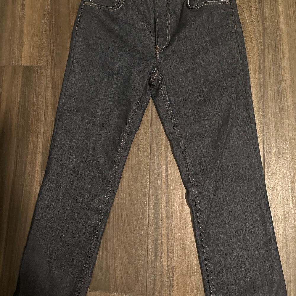 Zara Midnight Blue Straight Ankle Jeans